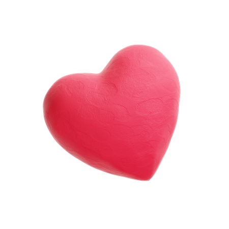 Emoji coeur  3D Logo