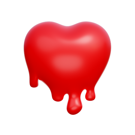 Coeur fondant  3D Icon