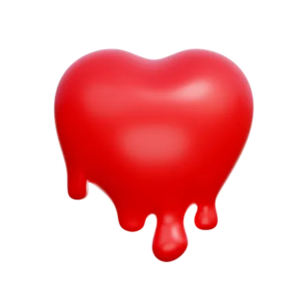 Coeur fondant  3D Icon