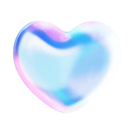 Coeur holographique  3D Icon