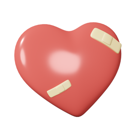 Coeur malade  3D Icon