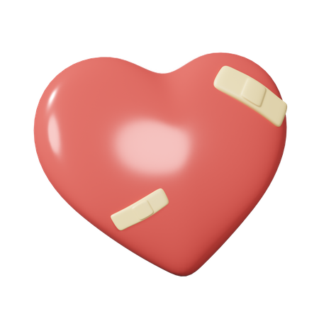 Coeur malade  3D Icon