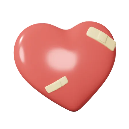 Coeur malade  3D Icon