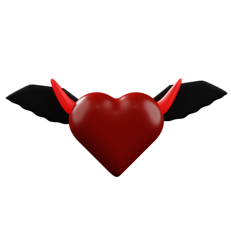 Mauvais coeur  3D Icon