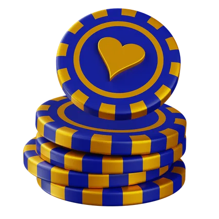 Pile de coeur  3D Icon