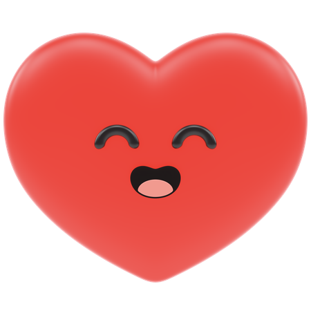 Coeur qui rit  3D Icon