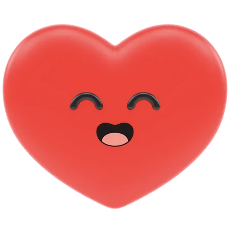 Coeur qui rit  3D Icon