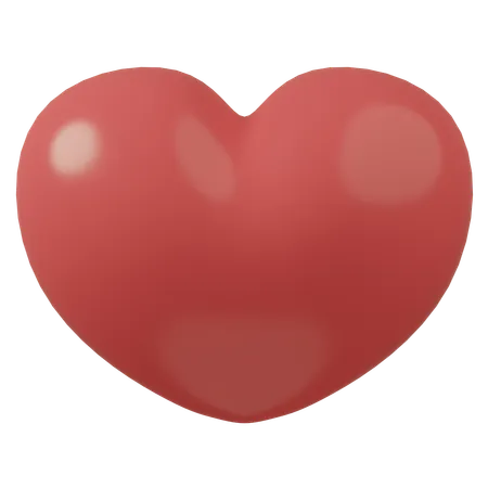 Coeur rose  3D Icon