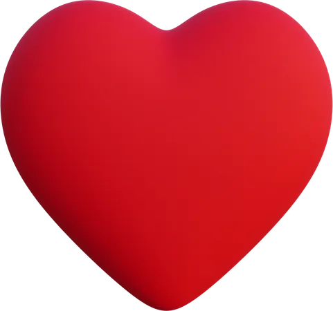 Coeur rouge  3D Icon