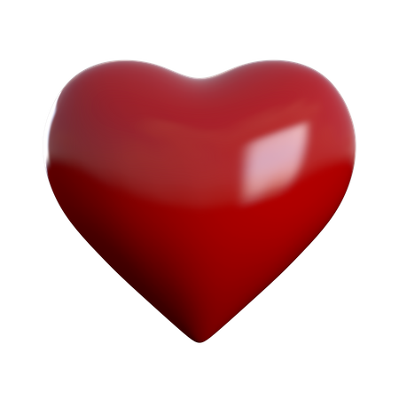 Coeur rouge  3D Icon