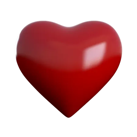 Coeur rouge  3D Icon