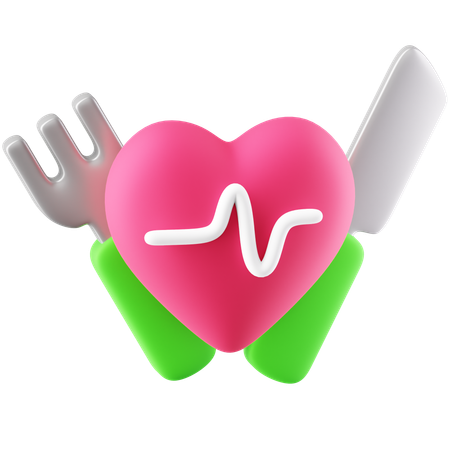 Coeur en bonne santé  3D Icon