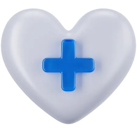 Coeur en bonne santé  3D Icon