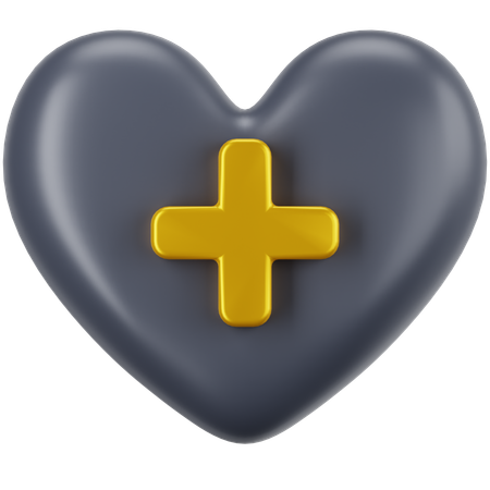 Coeur en bonne santé  3D Icon