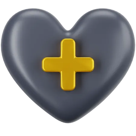 Coeur en bonne santé  3D Icon