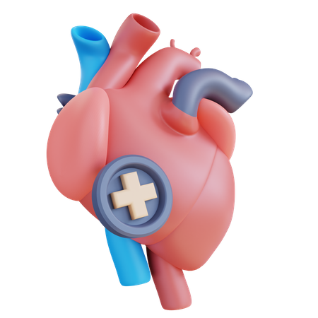 Coeur en bonne santé  3D Icon