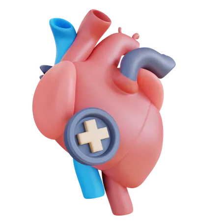 Coeur en bonne santé  3D Icon