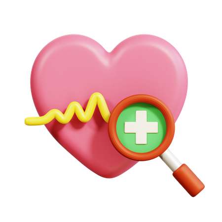 Coeur en bonne santé  3D Icon