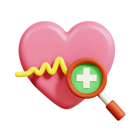 Coeur en bonne santé  3D Icon