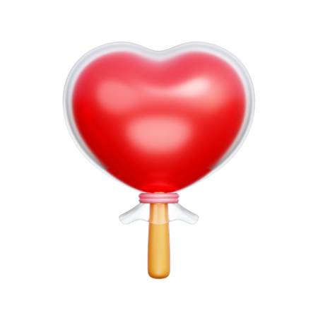 Sucette coeur  3D Icon