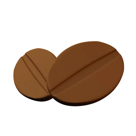 Coffe Beans  3D Icon