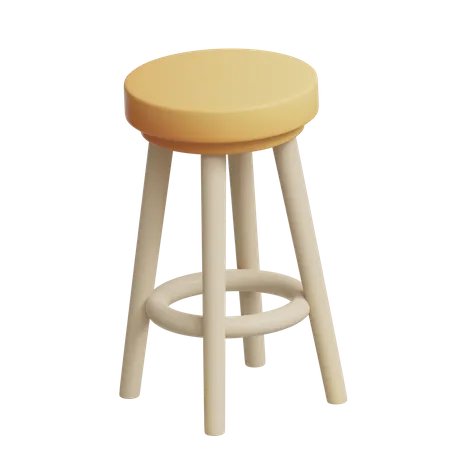 Coffe Chair  3D Icon