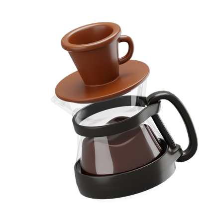 Coffe Filter  3D Icon