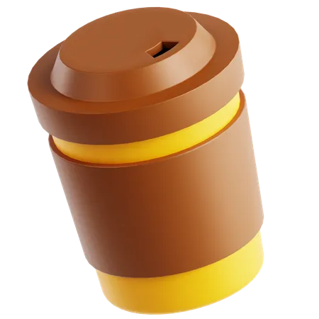 Coffe Cup 3 D Icon 3D Icon