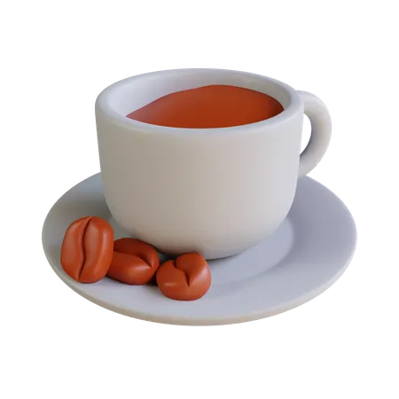 커피  3D Icon