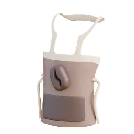 Coffee Apron  3D Icon