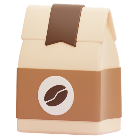 Coffee bag  3D Icon