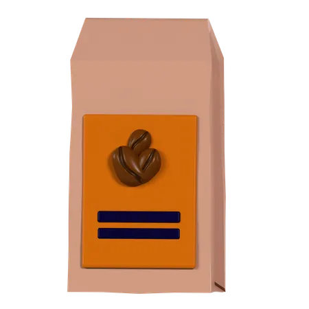 Coffee Bag 3 D Illustration 3D Icon