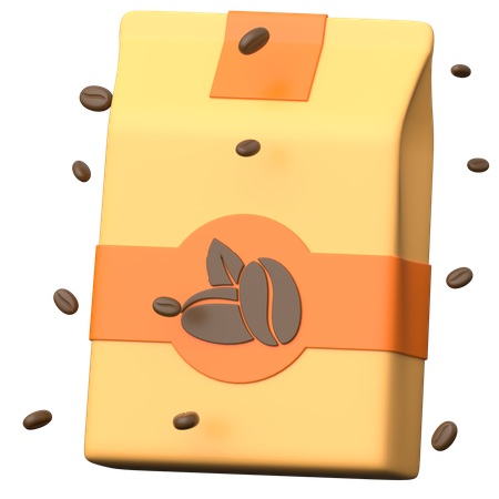 Coffee Bag  3D Icon