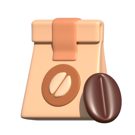 Coffee Bag  3D Icon