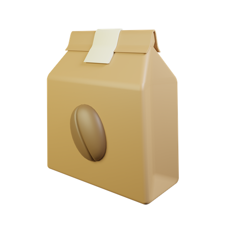 Coffee Bag  3D Icon