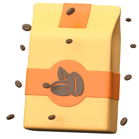 Coffee Bag  3D Icon
