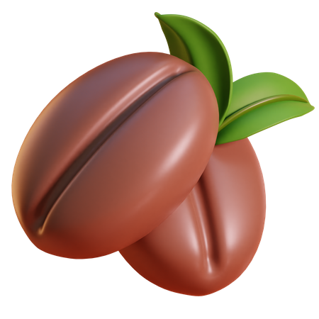 Coffee bean  3D Icon