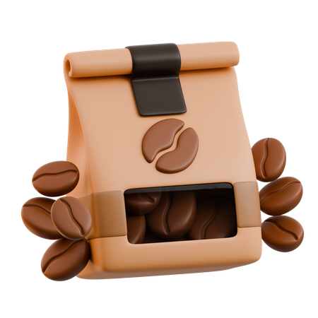 커피빈 패키지  3D Icon