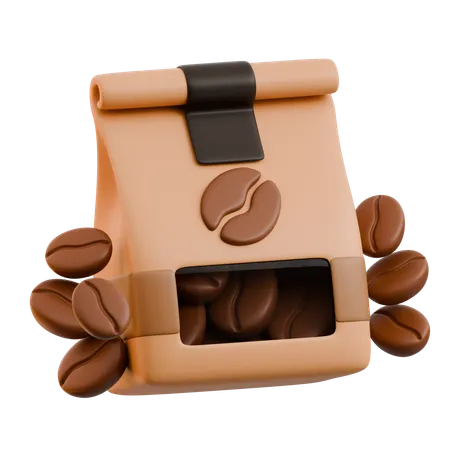 커피빈 패키지  3D Icon