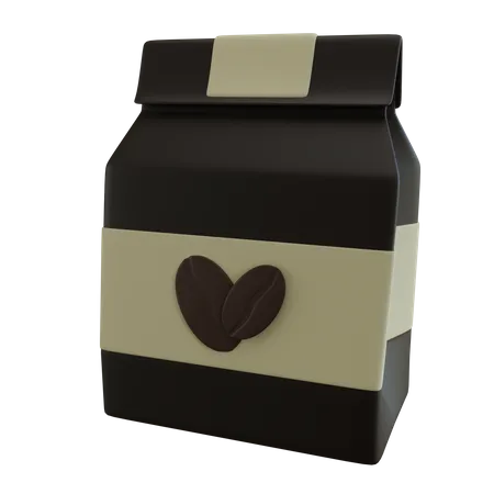 Coffee Bean Package  3D Icon