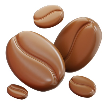 Coffee Beans  3D Icon
