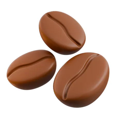 커피 콩  3D Icon