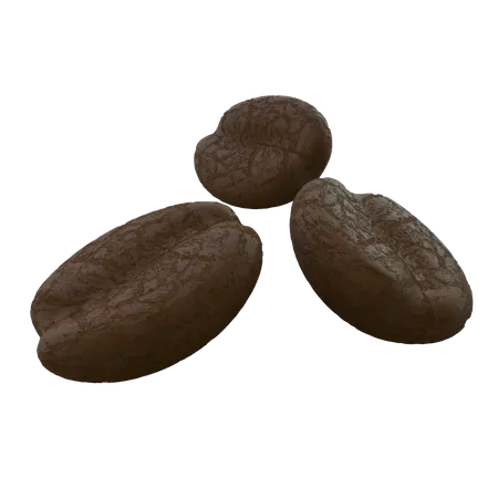 Coffee Beans 3D Illustration