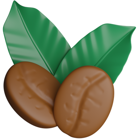 Coffee Beans  3D Icon