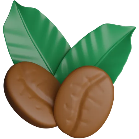 Coffee Beans  3D Icon