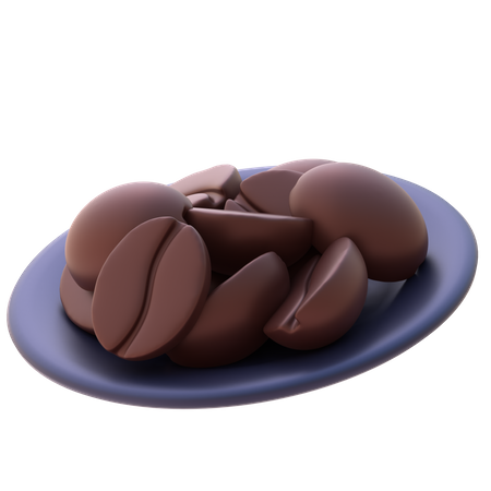 Coffee Beans  3D Icon