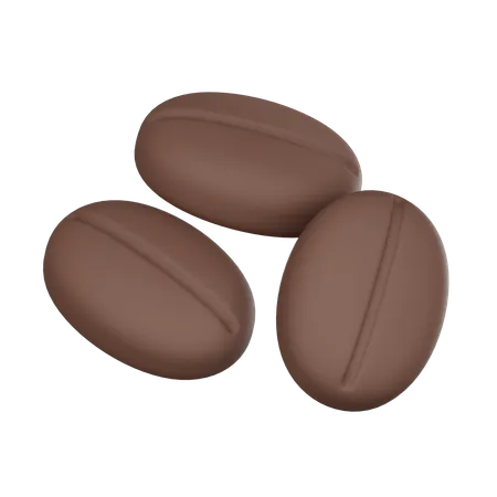 Coffee Beans  3D Icon