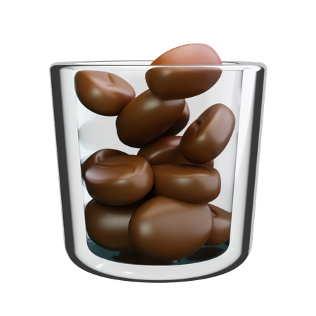 Coffee Beans  3D Icon