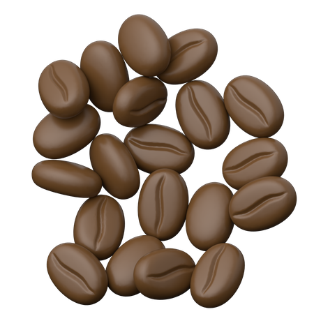 Coffee Beans  3D Icon