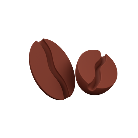 Coffee Beans  3D Icon